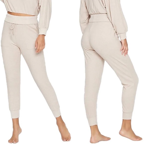 l*space Pants - NEW L*Space Sleeping In High Rise Full Length Pant Sweatpants Oat Cream Women’s